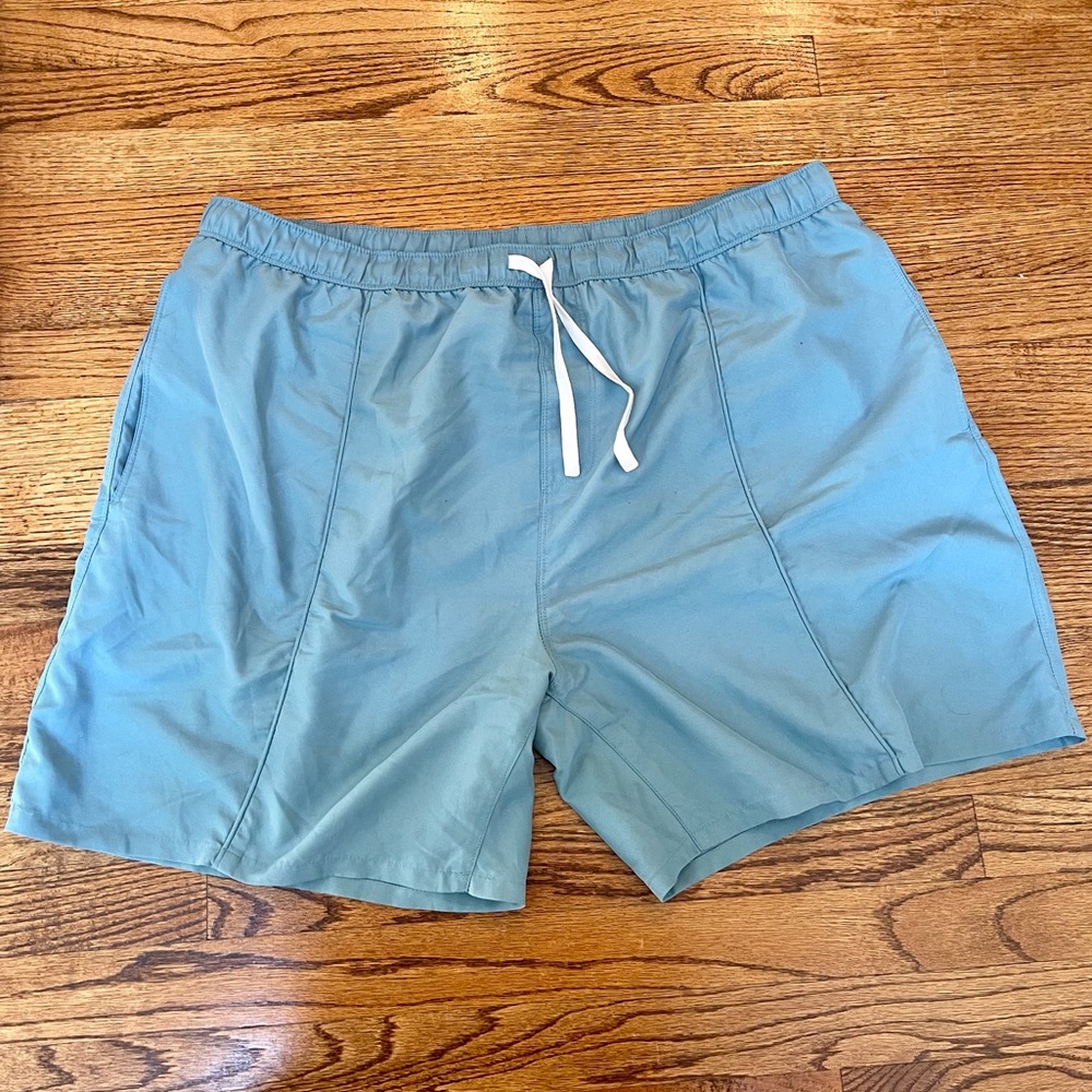 ASOS Men’s Blue Swim Trunks - Picture 2 of 8